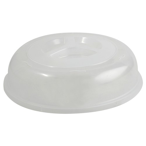 Tapadera de microondas, fabricada en plástico transparente METALTEX.