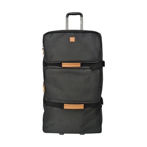 Imagen de Trolley con doble compartimento gris 75 cm, Globe Trotters AIRPORT ALCAMPO. 