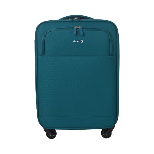 Maleta de cabina tipo trolley  4 ruedas air soft  55cm azul pato. AIRPORT