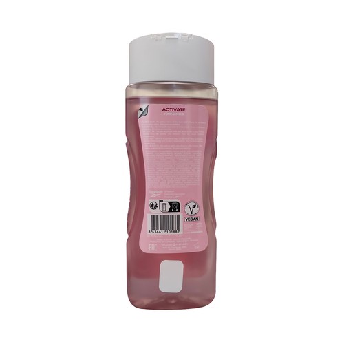 REEBOK Activate your senses Gel para baño o ducha de mujer con extracto de aloe vera y flor de azahar 400 ml.