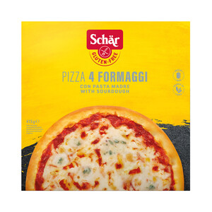 Imagen de SCHÄR Pizza congelada a los 4 quesos elaborada sin gluten 415 g.