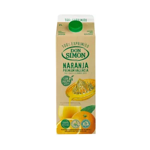 DON SIMON Brick zumo de naranja con pulpa (100% naranja exprimida) 2l