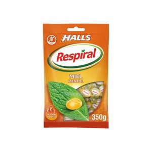 Imagen de RESPIRAL Caramelos con sabor a miel y mentol 350 g.