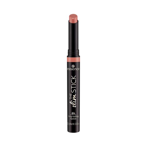 ESSENCE The slim stick tono 102 Over the nude Barra de labios de larga duración, acabado nude mate.