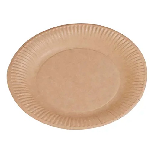 20 platos cartón de 23cm, ACTUEL.