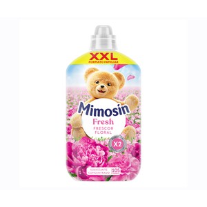 MIMOSÍN Frescor floral Suavizante concentrado con potenciadores de la fragancia 1785 ml, 105 lavados.