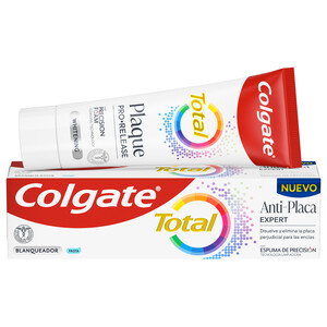 Imagen de COLGATE Total expert Pasta de dientes blanqueante y anti-placa con espuma de precisión 75 ml.