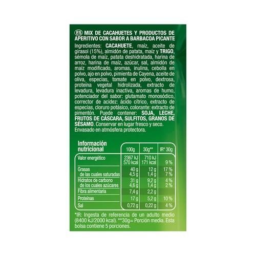 GEFUSA  Mix inimitable Coktail de snaks 150 g