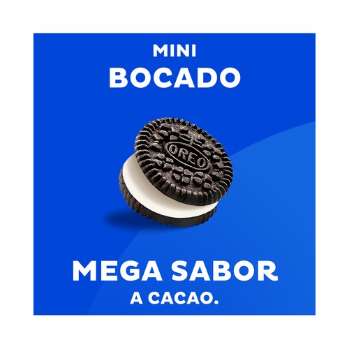 OREO Galletas Mini rellenas de vainilla 115 g.