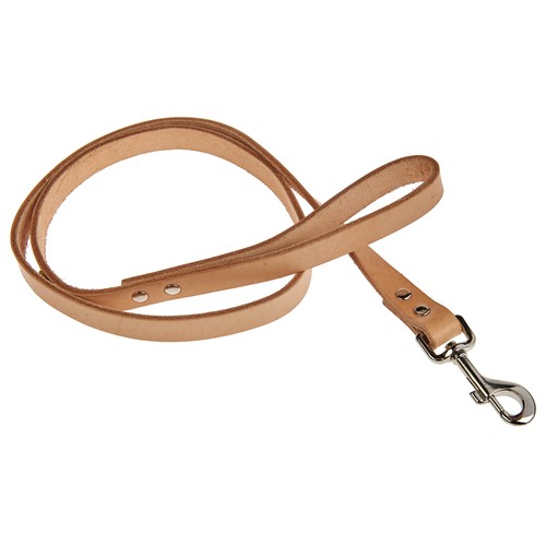 PRODUCTO ALCAMPO Correa (2 cm) de piel natural, 120 cm.