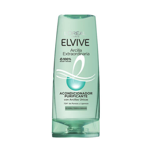 ELVIVE Acondicionador purificante para cabellos normales con tendencia a engrasarse ELVIVE Arcilla extraordinaria 300 ml.