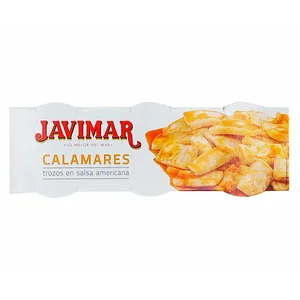 JAVIMAR Calamares trozos en salsa americana 3 x 55 gr.
