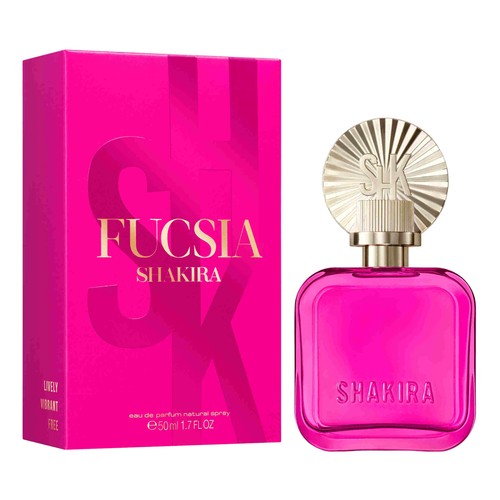SHAKIRA Fucsia Eau de parfum para mujer con vaporizador en spray de 50 ml.