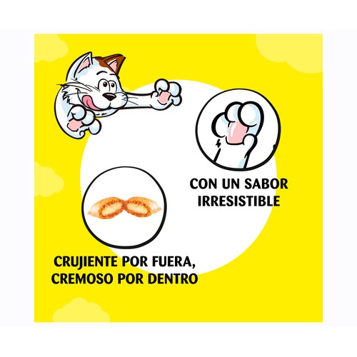CATISFACTIONS Snacks de gato pollo 4 x 10 gr.