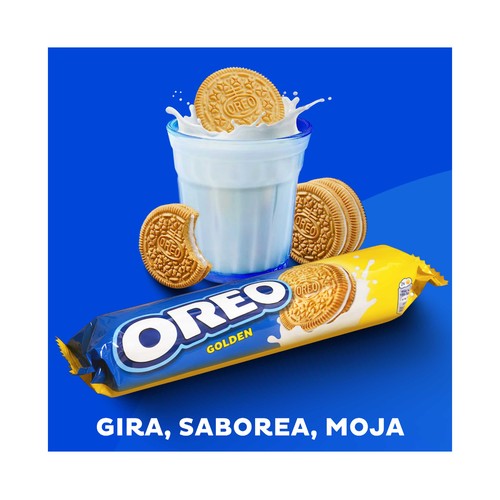 OREO Galletas Golden rellenas de crema de vainilla 154 g.