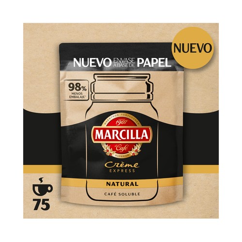 MARCILLA Café soluble natural creme express 150 g.