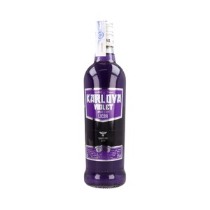 Imagen de KARLOVA Violet Bebida espirituosa de vodka con sabor a moras botella de 70 cl.