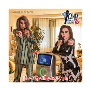 Canta Tú Pro Karaoke portátil, con micrófono, pantalla táctil y sistema android. Edad recomendada +8 años.