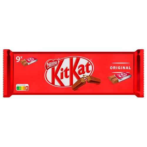 KIT KAT Barritas de galleta cubiertas de chocolate pack 8 uds. 166 g.