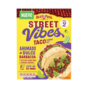 Imagen de OLD EL PASO Street vibes Kit para tacos sabor barbacoa, 2 uds, 90 g.