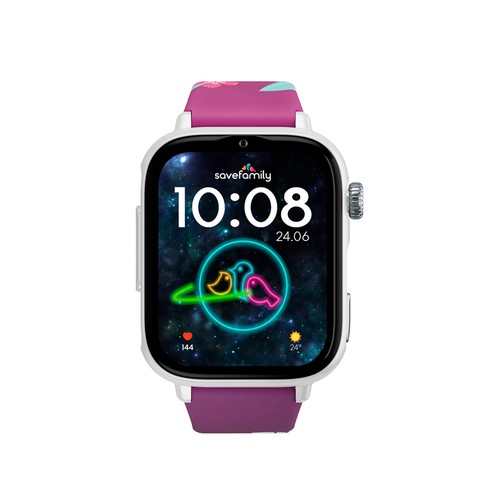 Smartwatch SAVEFAMILY SaveWatch Plus 2, Esfera Blanca, Correa de Silicona Maui".