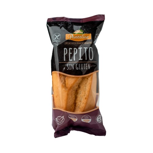 PANCELIAC Pepito de pan ultracongelado, elaborado sin gluten 50 g.