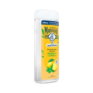 LE PETIT MARSEILIAIS Gel hidratante extra suave de Verbena y limón orgánicos 650 ml.