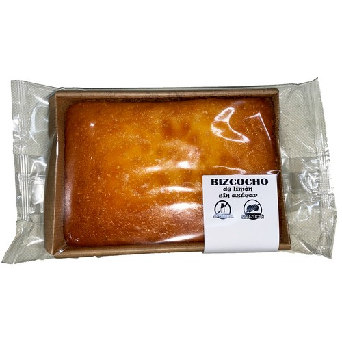 Bizcocho de limón sin azúcar 300 g.