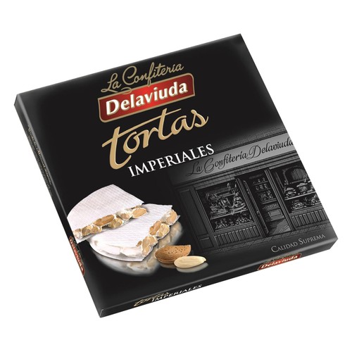 DELAVIUDA Torta imperial de turrón duro 200 g.
