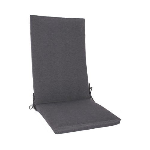 Cojín posiciones gris, desenfundable y antimanchas, 115X45X4,5cm