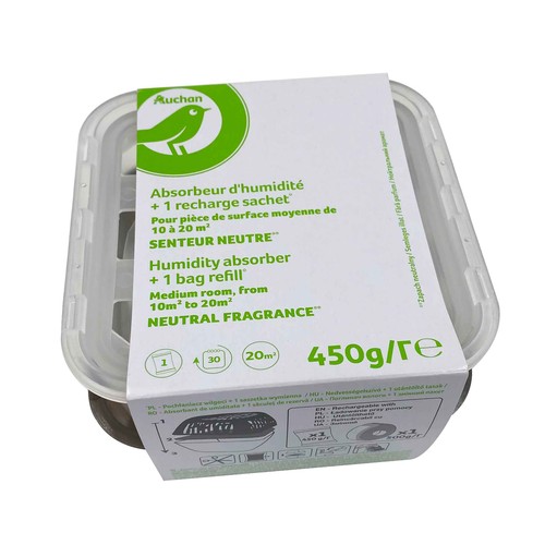 Absorbedor de humedad, 450g.