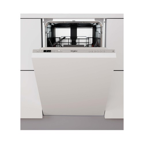 Lavavajillas integrable WHIRLPOOL WSIC 3M17 capacidad: 10 servicios, H: 82cm, A: 45cm, F: 60cm.