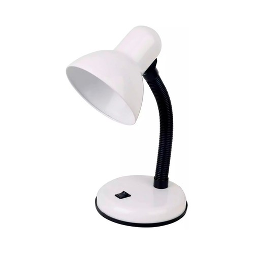 Lampara Flexo school E-27 MAX. 40W, color blanco, CAMILLO RIGAMOTI