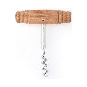 Imagen de Sacacorchos con mango de madera, en forma de T, ESSENTIAL.
