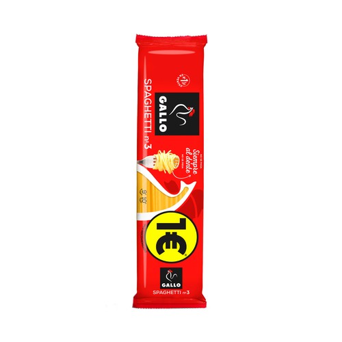 GALLO Nº3 pasta spaghetti 440 g.