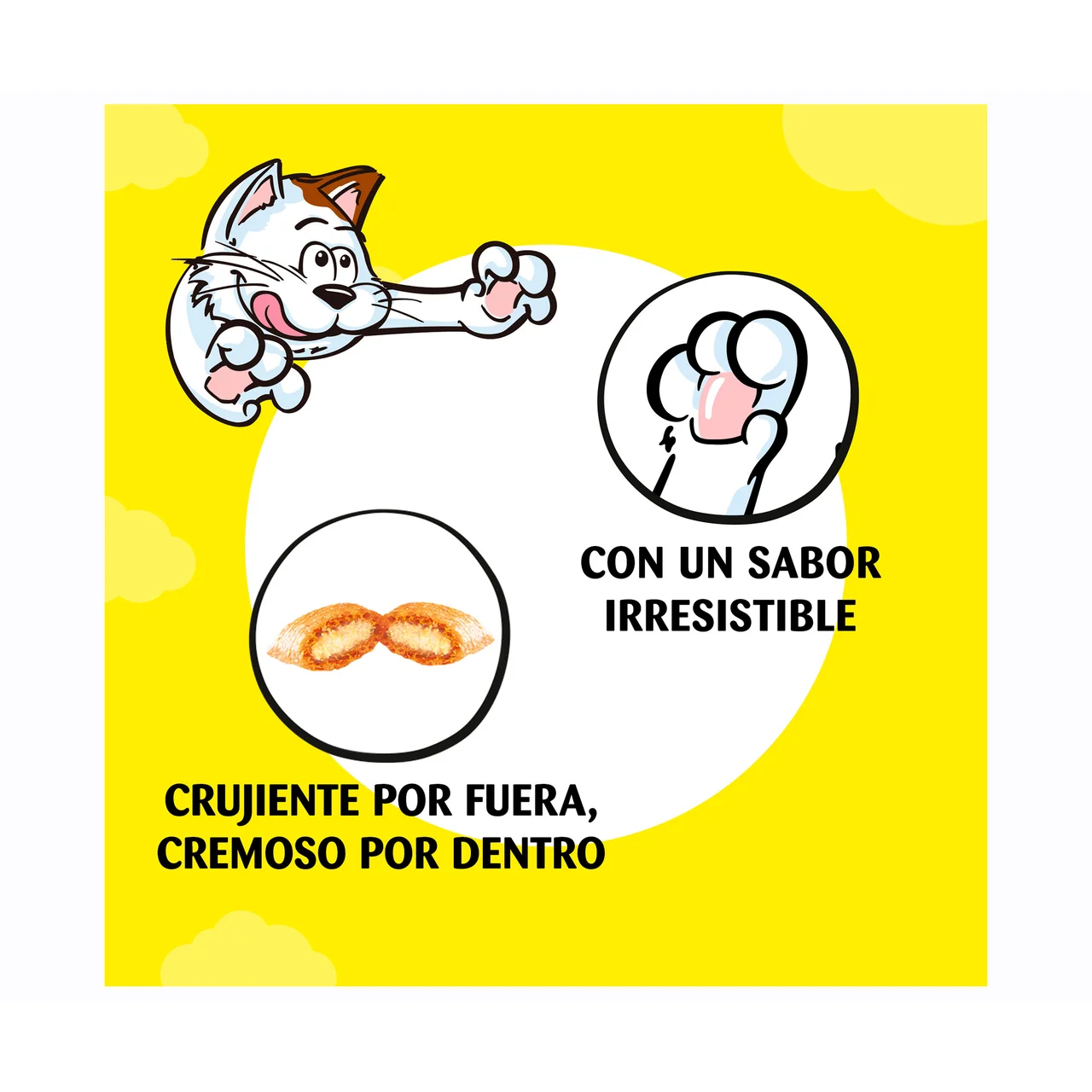 Snacks de gato salmón 4 x 10 gr.