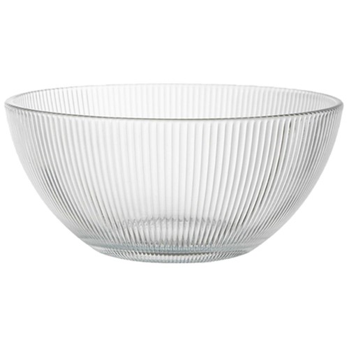 Ensaladera 23cm vidrio, transparente. ACTUEL