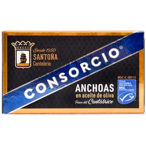 CONSORCIO Anchoa cantábrico en aceite de oliva serie oro CONSORCIO 53 gr.