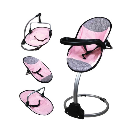 Silla Metal Convertible 3En1 Trona,Hamaca y Colump. ONE TWO FUN ALCAMPO