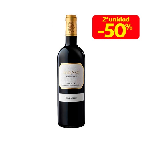 ARIENZO de Marqués de Riscal Vino tinto crianza con D.O. Ca. Rioja botella 75 cl.