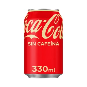 COCA COLA Sin cafeína Refresco de cola lata 33 cl.