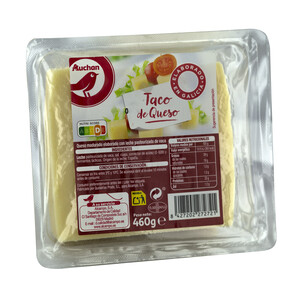 Imagen de AUCHAN Taco de queso madurado de vaca elaborado en Galicia 460 g. Producto Alcampo