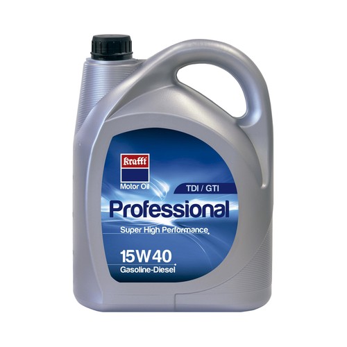 Aceite mineral para vehículos con motores de gasolina o diésel  KRAFFT Profesional 5 litros.