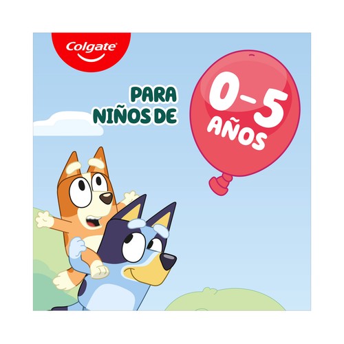 COLGATE Pasta de dientes infantil sabor fresa para niños de 0 a 5 años 50 ml.