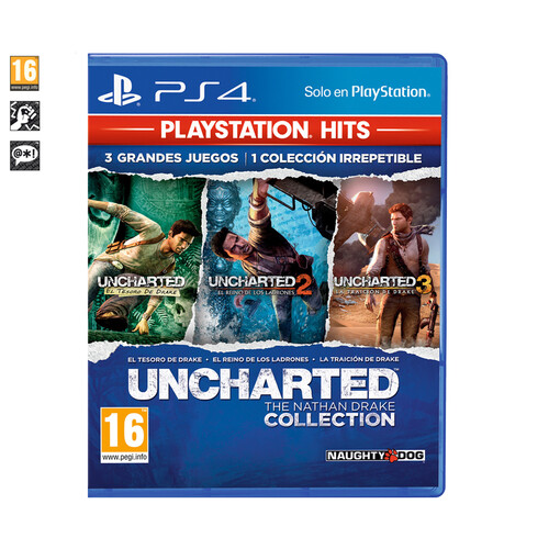 Juego Uncharted : The Nathan Drake collection para PS4, género: acción, PEGI 16.