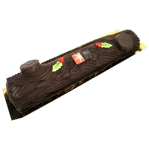 Tronco de Navidad de chocolate negro 800 g.