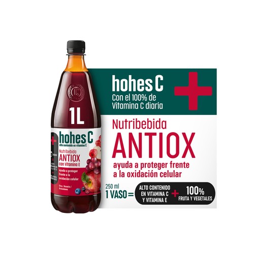 HOHES C Antiox Nutribebida con sabor a uva, arándano y aronia  1 l.