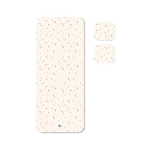 Colchoneta protectora para silla de paseo, diseño bosque beige, INTERBABY.