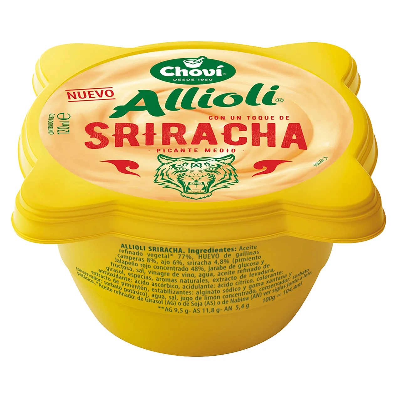 Salsa Allioli Sriracha - 120ml.