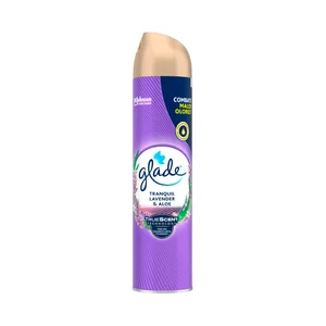 GLADE Ambientador en spray con fragancia a lavanda y aloe vera 300 ml.